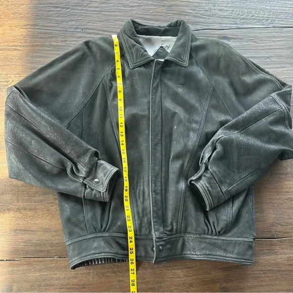 REMY VINTAGE GENUINE LEATHER ZIP UP JACKET SIZE 40 - Picture 6 of 7